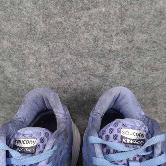 Saucony Shoes Womens 9.5 Athletic Trainer Running Kinvara 8 Sneaker Blue Sport - Picture 3 of 11
